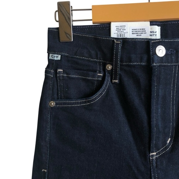 Citizens of Humanity Isola Cropped Boot Jeans Size 23 Solace Indigo Wash NWT NEW - Picture 6 of 15